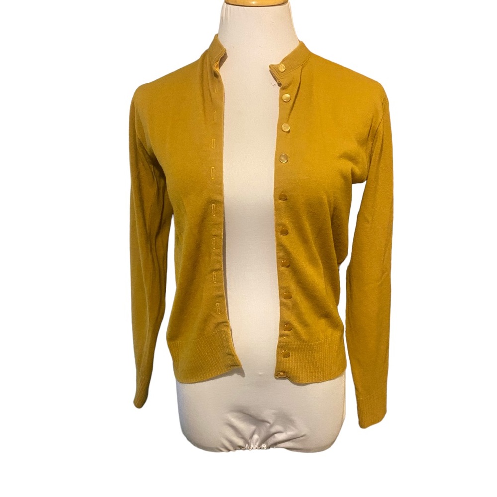 Dutchmaid Mustard Yellow Cardigan